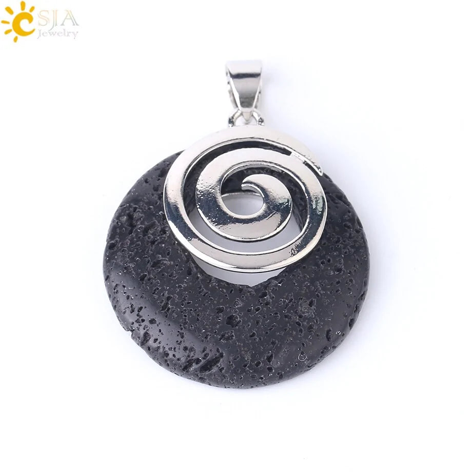 Natural Stone Pendants for Necklaces