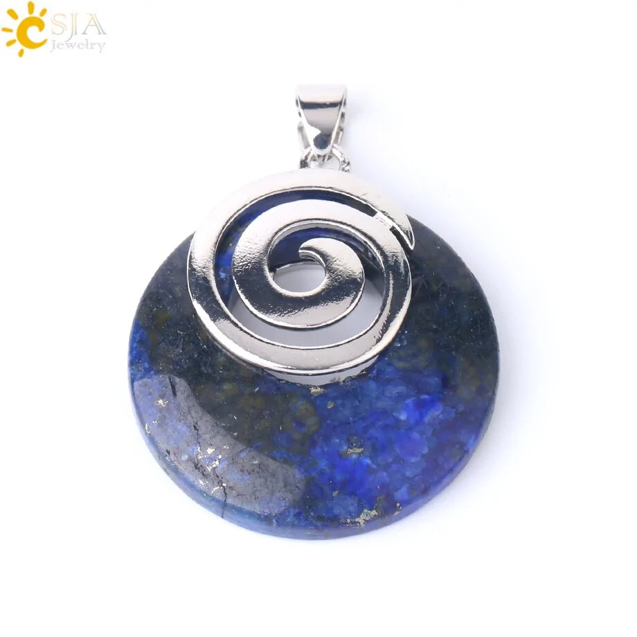 Natural Stone Pendants for Necklaces