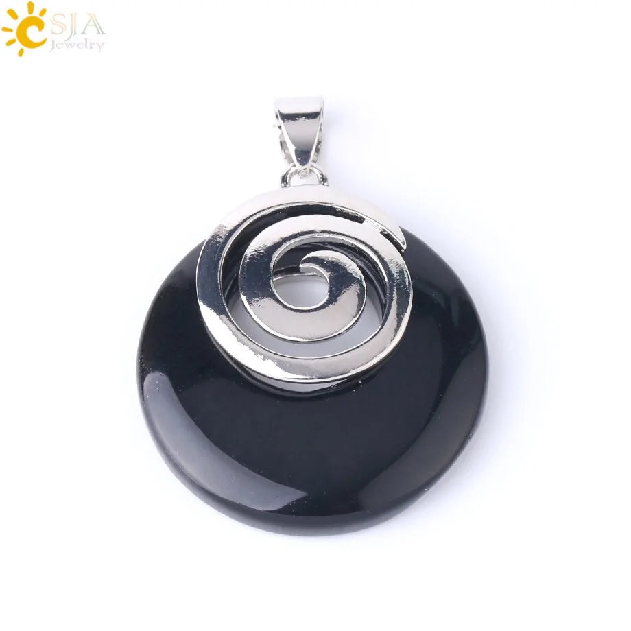 Natural Stone Pendants for Necklaces